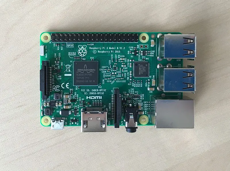 raspberry pi 3 model b 1.2ghz 64-bit quad-core armv8 cpu, 1gb ram